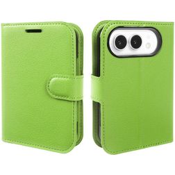 Mobigear Classic iPhone Duo Klapphülle Portemonnaie - Grün