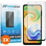 Mobigear Premium Samsung Galaxy A04s Panzerglas Gehärtetes Glas Displayschutz - Hüllenfreundlich - Schwarz (3er Pack)