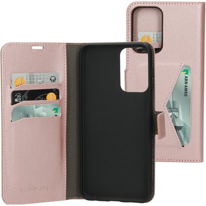 Mobiparts Classic Wallet Samsung Galaxy A23 Klapphülle Portemonnaie - Pink