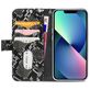 Mobilize Magnet Zipper iPhone 13 Mini Hülle Abnehmbare 2in1 Klapphülle Geldbörse - Schwarz