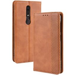 Mobigear Sensation Nokia 4.2 Hülle Klapphülle Geldbörse - Cognac