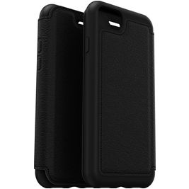 OtterBox Strada iPhone 7 Hülle Echtes Leder Klapphülle - Schwarz