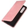 Mobigear Retro Slim Sony Xperia 10 II Hülle Klapphülle Geldbörse - Pink