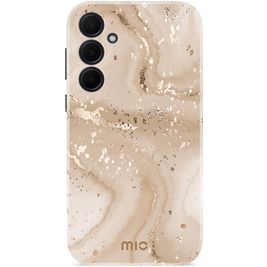 MIO Samsung Galaxy A35 MagSafe Hülle Hardcase Backcover - Gold Marble