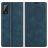 Mobigear Retro Slim Wiko Power U20 Hülle Klapphülle Geldbörse - Blau