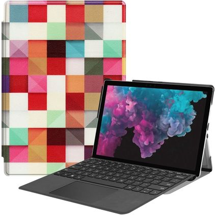 Mobigear Design Microsoft Surface Pro 7 Klapphülle - Mosaik