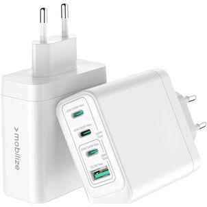 Mobilize Wall Charger 4 USB Power Delivery 140W - Weiß