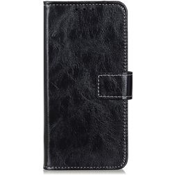 Mobigear Basic OPPO A74 5G Hülle Klapphülle Geldbörse - Schwarz