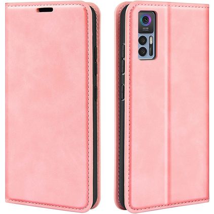 Mobigear Retro Slim TCL 30 Plus Hülle Klapphülle Geldbörse - Pink
