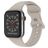 Mobigear Sport Dual Silikon Apple Watch Armband Pin-and-Tuck-Verschluss - 49/46/45/44 mm - Taupe