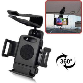 Mobigear SunVisor Autohalterung Rückspiegel Klemme Universal - Schwarz