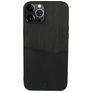 Valenta Card Slot iPhone 13 Pro Max Hülle Echtes Leder Backcover mit Kartenhalter - Schwarz