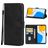 Mobigear Wallet HONOR X7 Klapphülle Portemonnaie - Schwarz