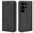 Mobigear Retro Slim Samsung Galaxy S26 Ultra Hülle Klapphülle Geldbörse - Schwarz
