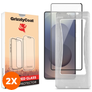 GrizzlyCoat Easy Align Samsung Galaxy S26 Ultra Panzerglas Gehärtetes Glas Displayschutz - Hüllenfreundlich + Applikator (2er Pack)
