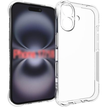 Mobigear Cushion Durchsichtig iPhone 18 Hülle Flexibles TPU Backcover - Transparent