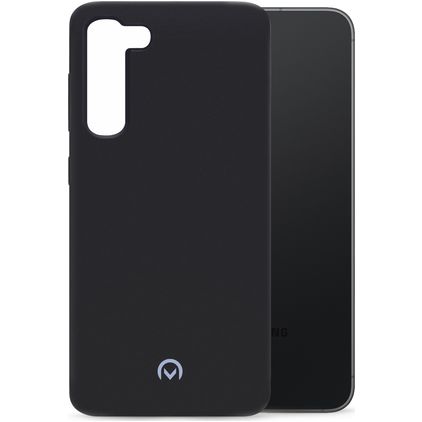 Mobilize Rubber Gelly Samsung Galaxy S23 Hülle Flexibles TPU Backcover - Matt Black