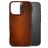 Mobilize Premium iPhone 16 Pro MagSafe Hülle Echtes Leder Backcover - Burned Cognac
