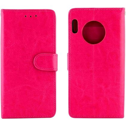 Mobigear Wallet Huawei Mate 30 Pro Hülle Klapphülle Geldbörse - Pink