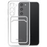 Mobilize Gelly Card Durchsichtig Samsung Galaxy S23 Plus Hülle Flexibles TPU Backcover mit Kartenhalter - Transparent