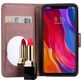 Mobigear Butterfly Xiaomi Mi 8 SE Hülle Klapphülle Geldbörse - Braun