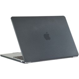 Mobigear Carbon MacBook Pro 13 Zoll (2016-2023) Hardcase Hülle MacBook Case - Schwarz - Model A1706 / A1708 / A1989 / A2159 / A2289 / A2251 / A2338