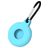 Mobigear Circle Key Apple AirTag Hülle Flexibles TPU Schlüsselanhänger - Blau