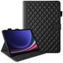 Mobigear Diamond Samsung Galaxy Tab S10 FE Plus Hülle Klapphülle - Schwarz