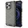 Mobigear Honeycomb iPhone 14 Plus Hülle Hardcase Backcover Stoßfest - Schwarz