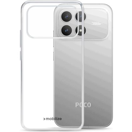Mobilize Gelly Case Durchsichtig POCO F9 Pro Hülle Flexibles TPU Backcover - Transparent
