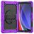 Mobigear SureGrip Xtreme Samsung Galaxy Tab A9 Plus (2023) Hülle Kunststoff,Silikon Backcover + Schulterträger + Ständer - Lila