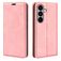 Mobigear Retro Slim Samsung Galaxy S26 Klapphülle Portemonnaie - Pink
