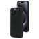 Mobiparts iPhone 15 Pro Max Silikon Hülle Backcover - Schwarz