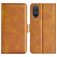 Mobigear Slim Magnet OnePlus Nord CE 4 Lite Hülle Klapphülle Geldbörse - Cognac