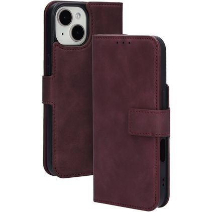Mobiparts Classic Wallet iPhone 13 Hülle Klapphülle Geldbörse - Velvet Red