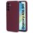 Mobiparts Samsung Galaxy A16 Silikon Hülle Backcover - Plum Red