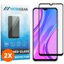 Mobigear Premium Xiaomi Redmi 9 Panzerglas Gehärtetes Glas Displayschutz - Hüllenfreundlich - Schwarz (2er Pack)