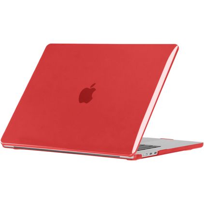 Mobigear Crystal Case MacBook Air 13 Zoll (2022-2026) Hardcase Hülle MacBook Case - Rot - Model A2681 / A3113 / A3240 / A3449