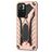 Mobigear Armor Stand POCO M4 Pro 5G Hülle Hardcase Backcover Stoßfest mit Ständer - Roségold