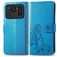 Mobigear Clover Xiaomi Mi 11 Ultra Hülle Klapphülle Geldbörse - Blau