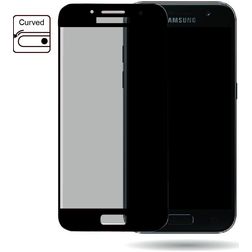 Mobilize Premium Samsung Galaxy A3 (2017) Panzerglas Displayschutz - Schwarz