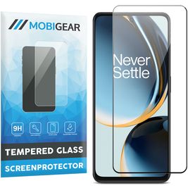 Mobigear Premium OnePlus Nord CE 3 Lite Panzerglas Gehärtetes Glas Displayschutz - Hüllenfreundlich - Schwarz