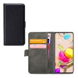 Mobilize Classic Gelly Wallet LG K42 Hülle Klapphülle Geldbörse - Schwarz