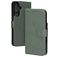 Mobiparts Classic Wallet Samsung Galaxy A36 MagSafe Hülle Klapphülle - Stone Green
