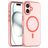 Mobigear Shockproof iPhone 16 MagSafe Hülle Flexibles TPU Backcover - Rot
