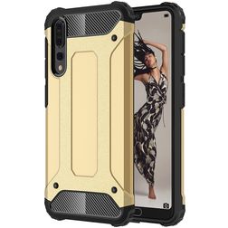 Mobigear Outdoor Huawei P20 Pro Hülle Hardcase Backcover Stoßfest - Gold