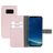 Mobiparts Saffiano Wallet Samsung Galaxy S8 Klapphülle Portemonnaie - Pink