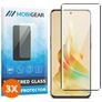 Mobigear Premium OPPO Reno 8T 5G Panzerglas Gehärtetes Glas Displayschutz - Hüllenfreundlich - Schwarz (3er Pack)