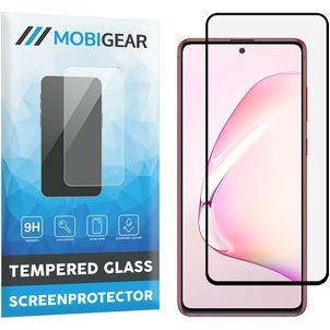 Mobigear Premium Samsung Galaxy Note 10 Lite Panzerglas Gehärtetes Glas Displayschutz - Hüllenfreundlich - Schwarz