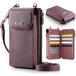 CaseMe ME40 Crossbody Handytasche - Large - Rot